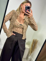 Completo cardigan e canottiera cuoricini