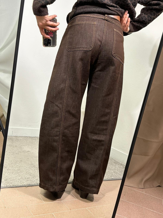 Jeans Balloon Marrone