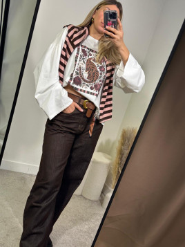 Maxi t-shirt maniche lunghe