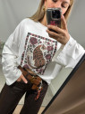 Maxi t-shirt maniche lunghe
