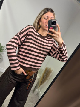 Soft striped sweater
